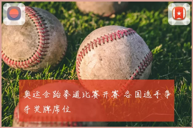 奥运会跆拳道比赛开赛 各国选手争夺奖牌席位