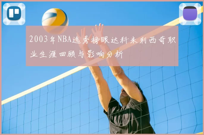 2003年NBA选秀榜眼达科米利西奇职业生涯回顾与影响分析