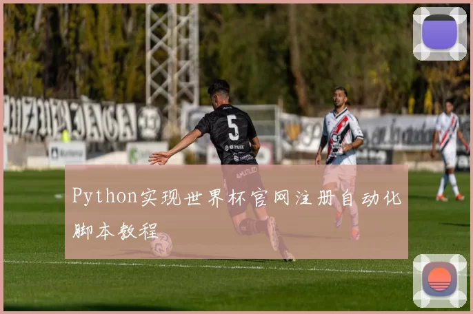 Python实现世界杯官网注册自动化脚本教程